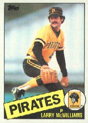 1985 Topps Baseball Cards      183     Larry McWilliams